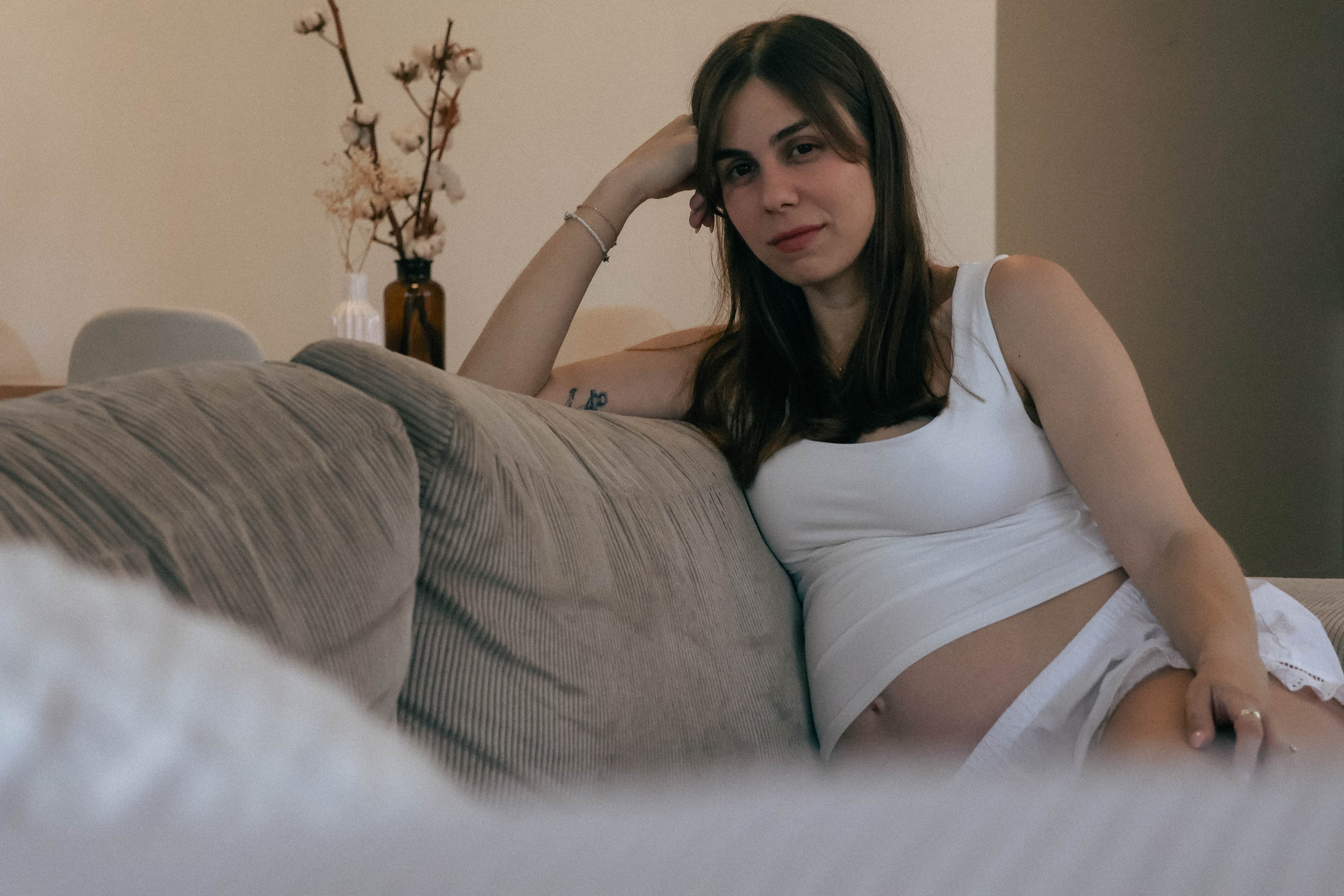 אמא בהריון בחוץ